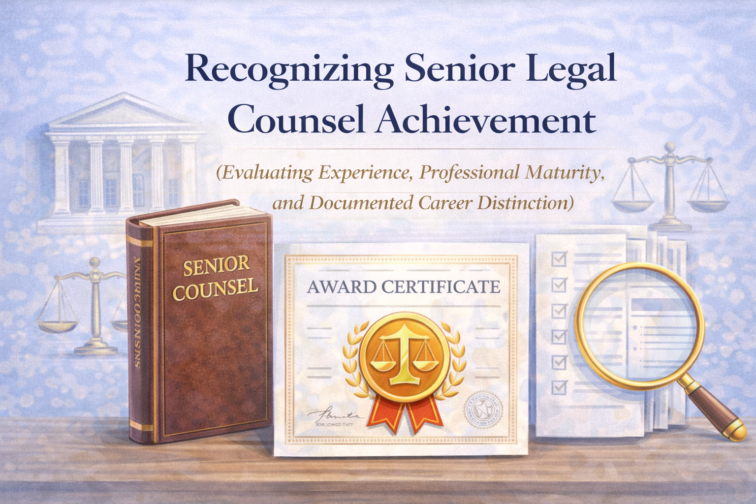 Recognizing Senior Legal Counsel Achievement