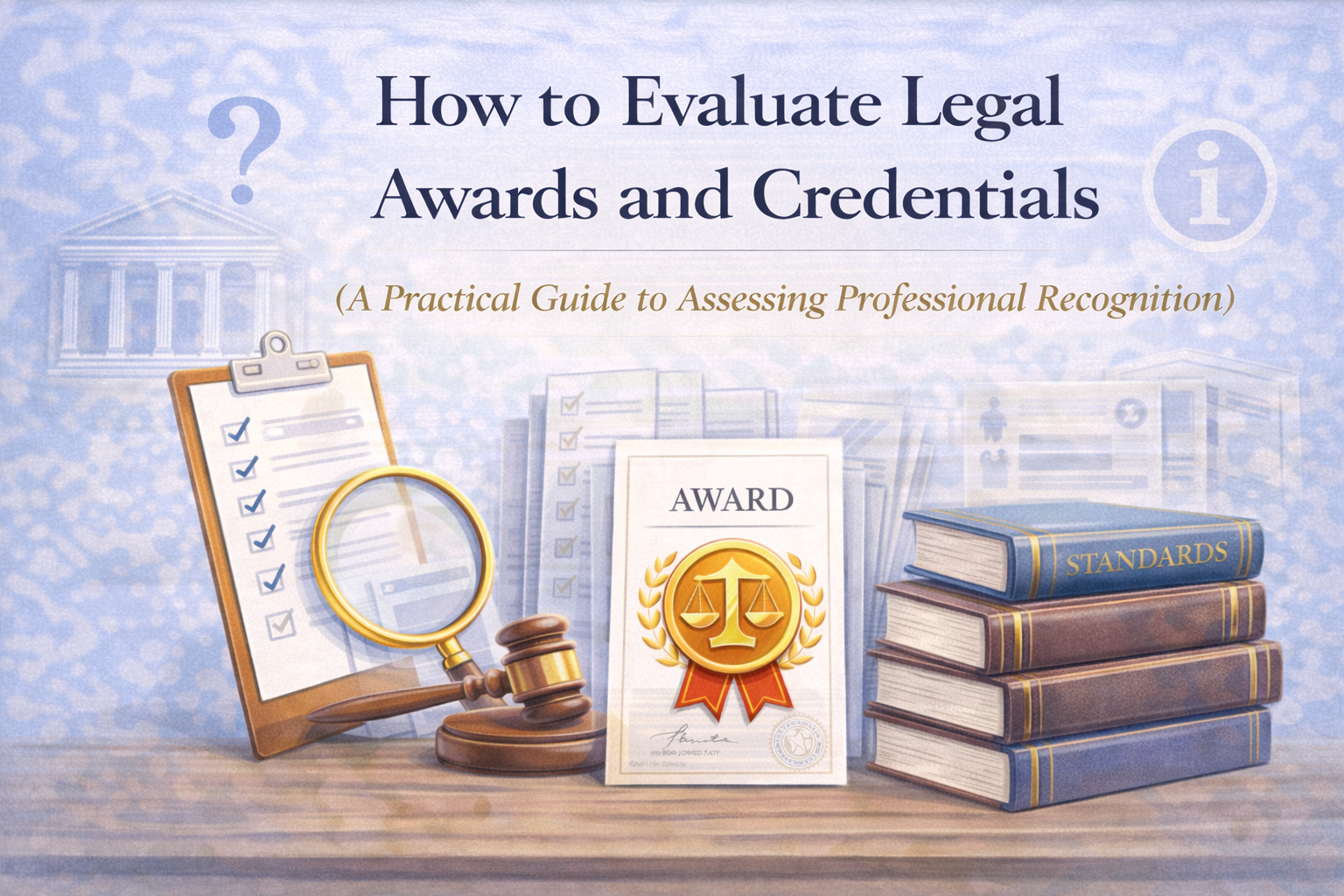 How to Evaluate Legal Awards and Credentials
